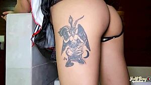 Latina Pornstar Babe Gets Ass Dilated by Vibrator and Fucked Hard