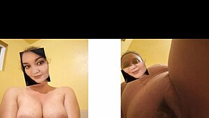 kary shows off naked boobs and tits