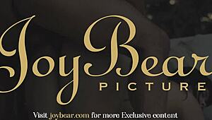 joybear captures the first passionate encounter of a tattooed brunette couple in hardcore doggystyle