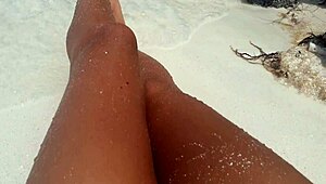 Extreme Hot Slut Plays with Outdoor Ass and Pussy