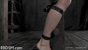 Gagged Playgirl Endures Rough Oral Bondage And Intense Orgasms