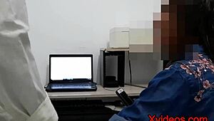 Watch the secretary deepthroat the boss's cock and get assfucked?