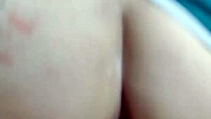 Watch this petite latina teen in lingerie tease her ass before squirting in hardcore sex