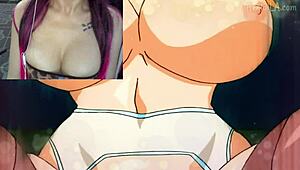 unsatisfied woman fucks dumb neighbor in hentai futanari story