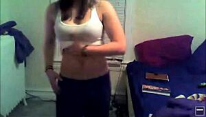 Stripping Clothes Ripped in a Tease