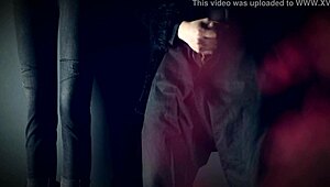 masturbating with imaginary friend watching cumshot session