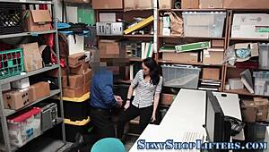 Teen caught shoplifting in store