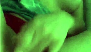 Beautiful blonde teases her big tits with nipple clamps and cums hard