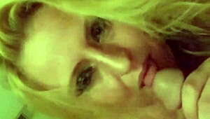 2nd blowjob vid with big tits wife sucking cock