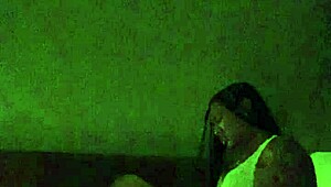 Bday sex with a hot baddie in lingerie riding hard. Her slutty ass takes it missionary!