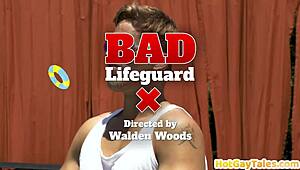 i rimmed and fucked my hairy bf's ass after pool time bareback