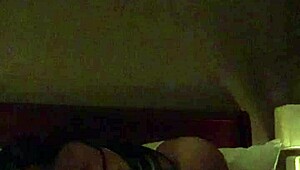 Bday sex with a hot baddie in lingerie riding hard. Her slutty ass takes it missionary!