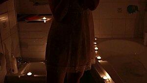 Hot Babe Takes Seductive Bath Showcasing Gorgeous Body in Shower