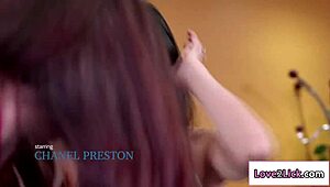 Gorgeous lesbian babe licks Judy's pussy