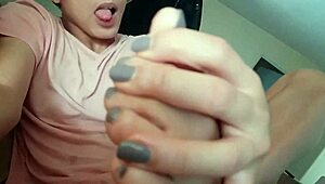 Shemale's Passionate Play With Her Feet In Fetish Scene