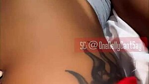 She Craves The Cock, Teasing With Panties And Thong On Her Ass