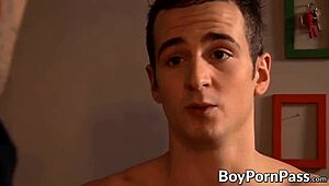 Luke, Billy, Janusz, And Desmond Explore Threesome