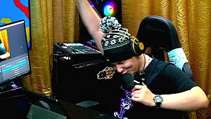 Watch Bia Ruiva Bend Over and Ride the Presenter in Doggy and Cowgirl!