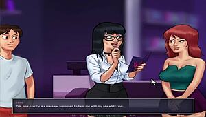 why don't you squeeze those big tits in this anime hentai game?