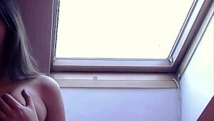 Shaved milf's wet pussy waits wide open for big cock pounding.