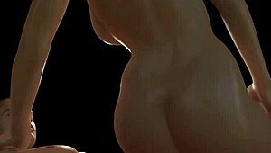 Blonde Girl Side Fucks Boyfriend in 3D Anime Porn