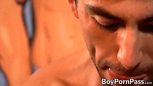 Luke, Billy, Janusz, And Desmond Explore Threesome