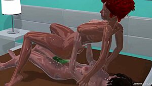 Watch Her Get Fucked Rough With Strapon!