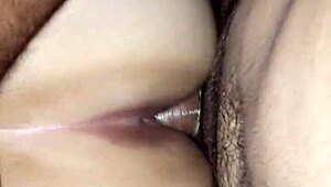 Girlfriend's beautiful ass in doggystyle position