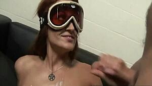 monica mayhem gives double handjob and makes me cum 😍