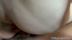 Sexy Asian Boy in Bathroom Nude Action