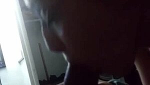 Ex-girlfriend gags on deepthroat with massive black cock