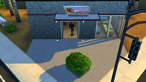 Chico fucks a stranger and her mom in the sims game