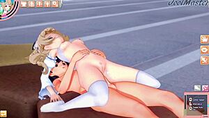 Barbara Genshin Impact Fucks in Shopping Center