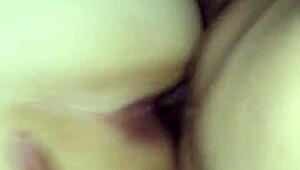 Girlfriend's beautiful ass in doggystyle position