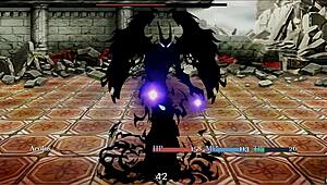 hey, check out this succubus resisting touch on those huge beautiful tits in hentai game ep 25