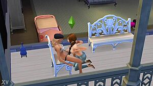 Big tits lesbian pornstars fuck with toys!