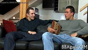 large wang gay porn unfolds in casual scenes