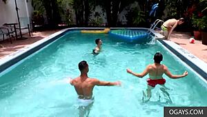 Tyler Lakes and Oliver Star in Gay Spring Break Anal and Oral Action