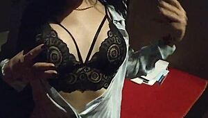 Abella Cruze Explores Anal Fun with Handjob and Fingering