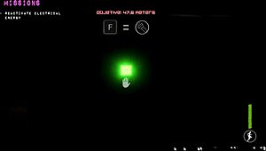 Girl Fucks Guy in Hentai Game with Ripped Clothes and Teasing.