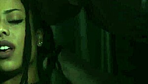 ebony slut submits to bdsm bondage and spanking