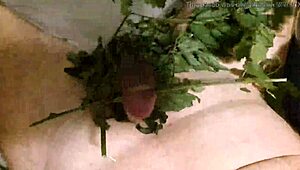 Exploring the wild side with stinging nettle play in a secluded forest. It’s a daring fetish adventure.