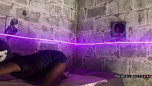 Watch this skinny teen get her natural tits licked and cumshot in reality couple scene