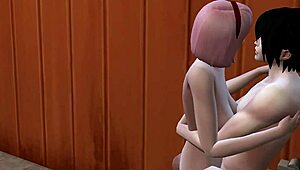 Sakura Sasuke Intense Assfucking In 3D Anime Hardcore