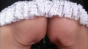 Shemale Teases Dildo Ride