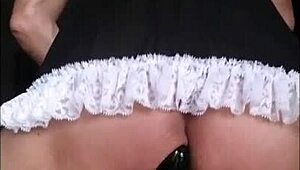 Shemale Teases Dildo Ride