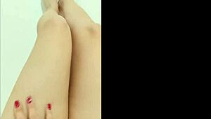 Watch DepravedMinx indulge in foot fetish and pussy play