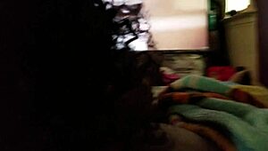 Latina bbw sucks cock deep in early morning