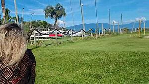 lisa in bikini on the beach looking hot