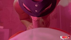 In my dirty hobby, she swallows cum from blowjob and handjob